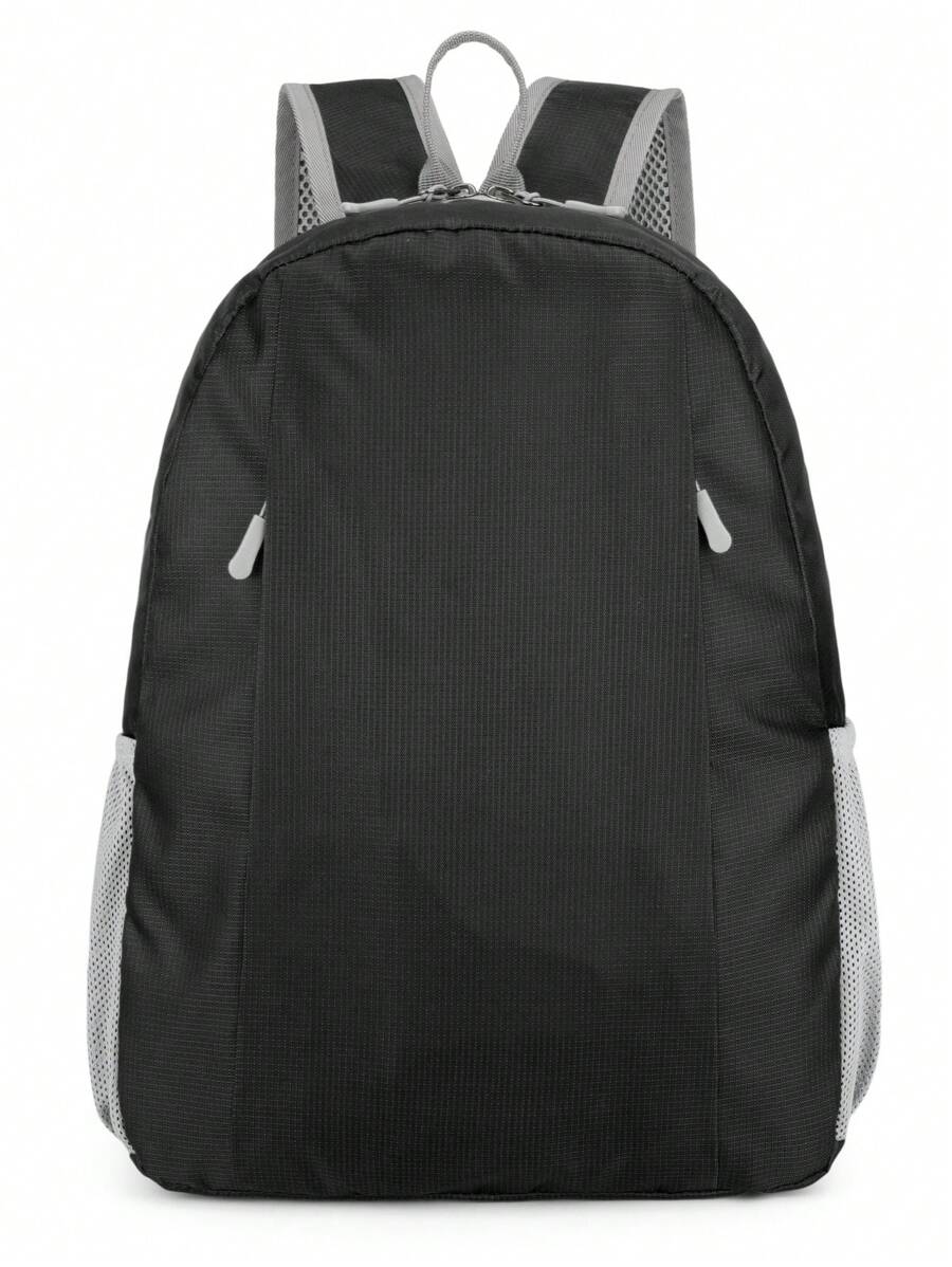 Nueva mochila plegable de uso múltiple y casual con múltiples bolsillos, diseño versátil para exteriores, viajes, transporte, estilo universitario, hombre de moda