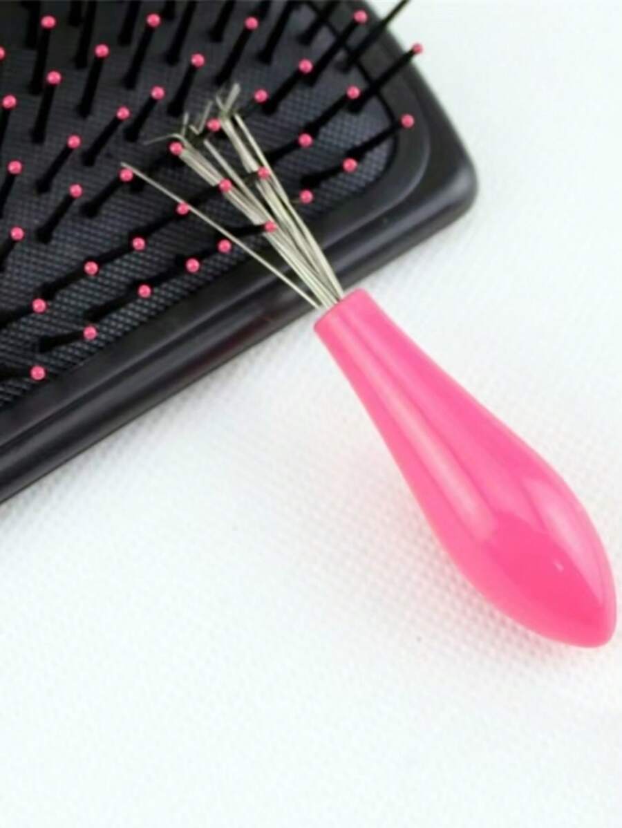 1pc New Comb Cleaner Cleaning Tool DIY Hair Removal Brush Grooming Accessory