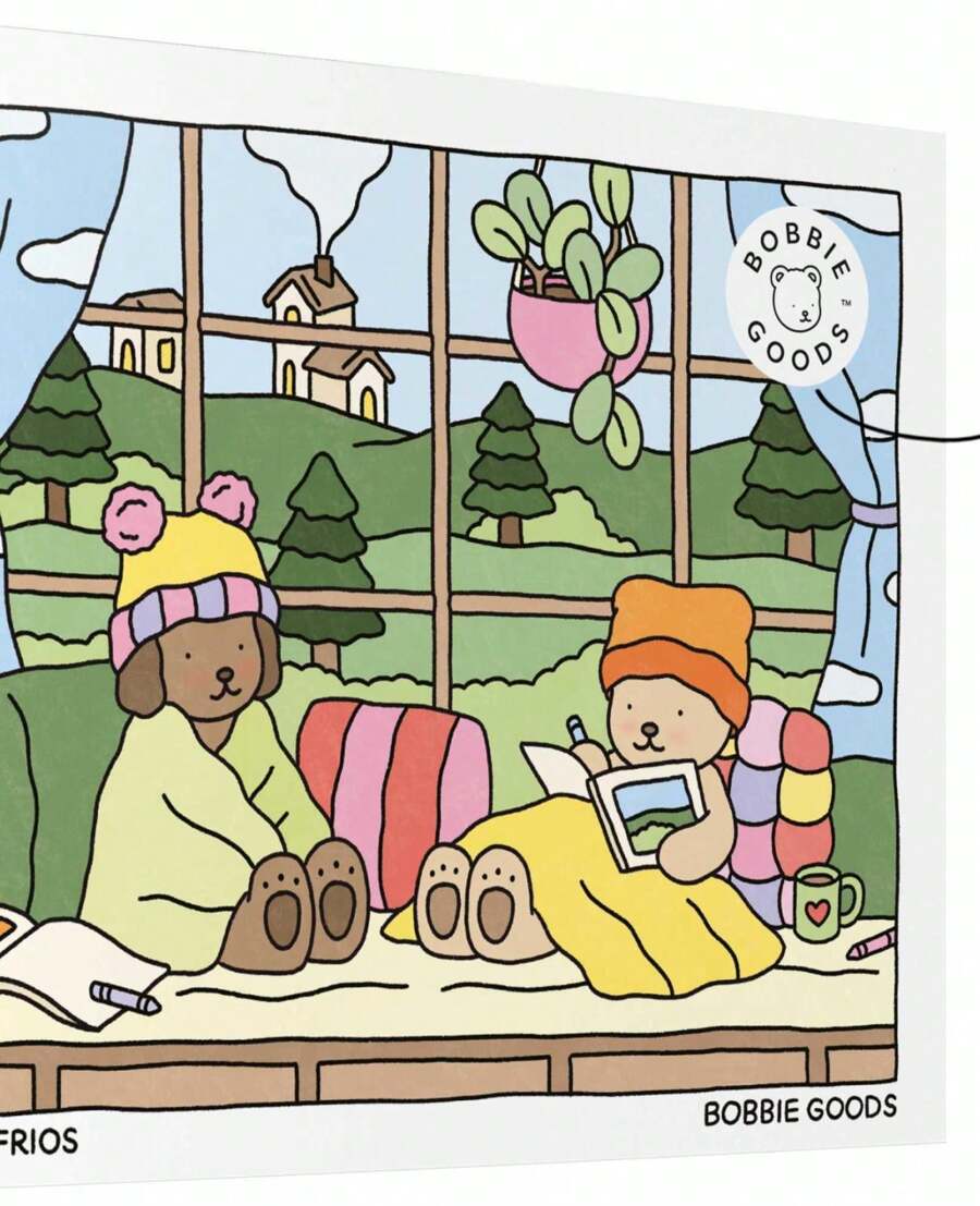 Dias frios (Fall-Winter) – Livro de colorir oficial Bobbie Goods