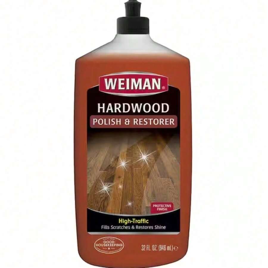 32 Oz. Hardwood Floor Polish And Restorer High-Traffic Restores And Shines Dull Hardwood Micro-Filling Technology Treats Scratches Extends The Life Of Hardwood Floors