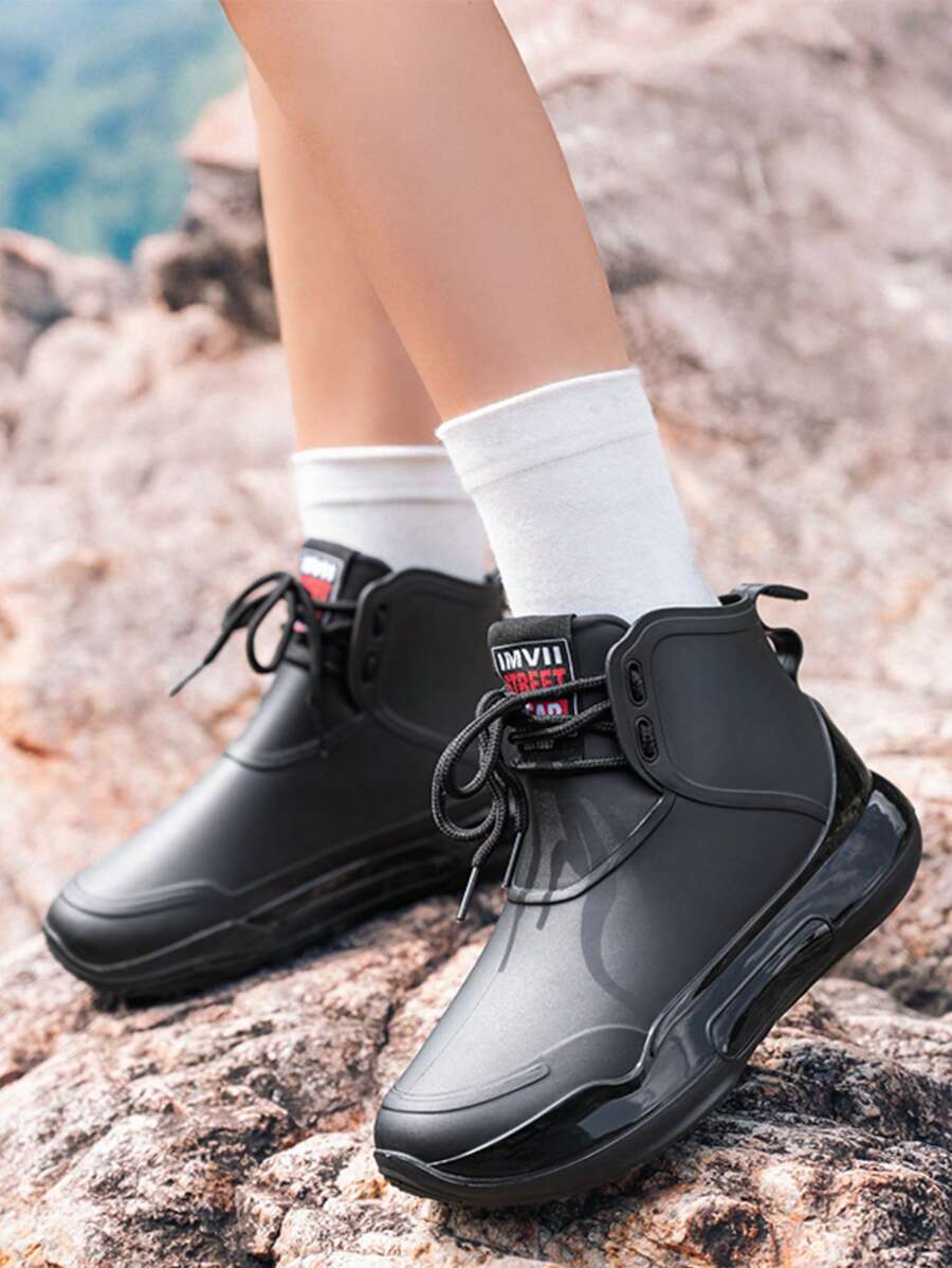 Unisex Short Rainboots, Comfortable Sports Rain Boots For Hiking/Trekking, Slip-Resistant Waterproof Shoes