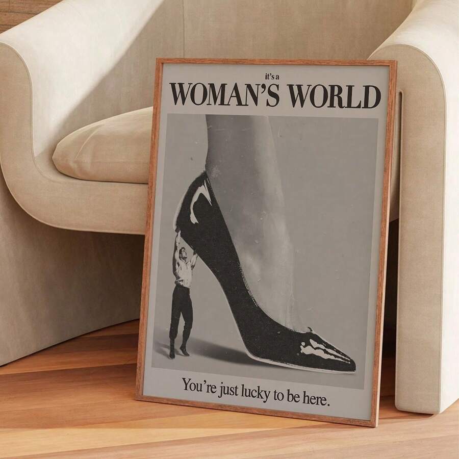 1 pezzo cartellone di moda di lusso bianco e nero, opera d'arte da parete di estetica da camera da letto, decorazione per pareti di soggiorno, camera da letto, bagno e ufficio, regalo perfetto per appassionati d'arte e amanti della decorazione per la casa, senza cornice