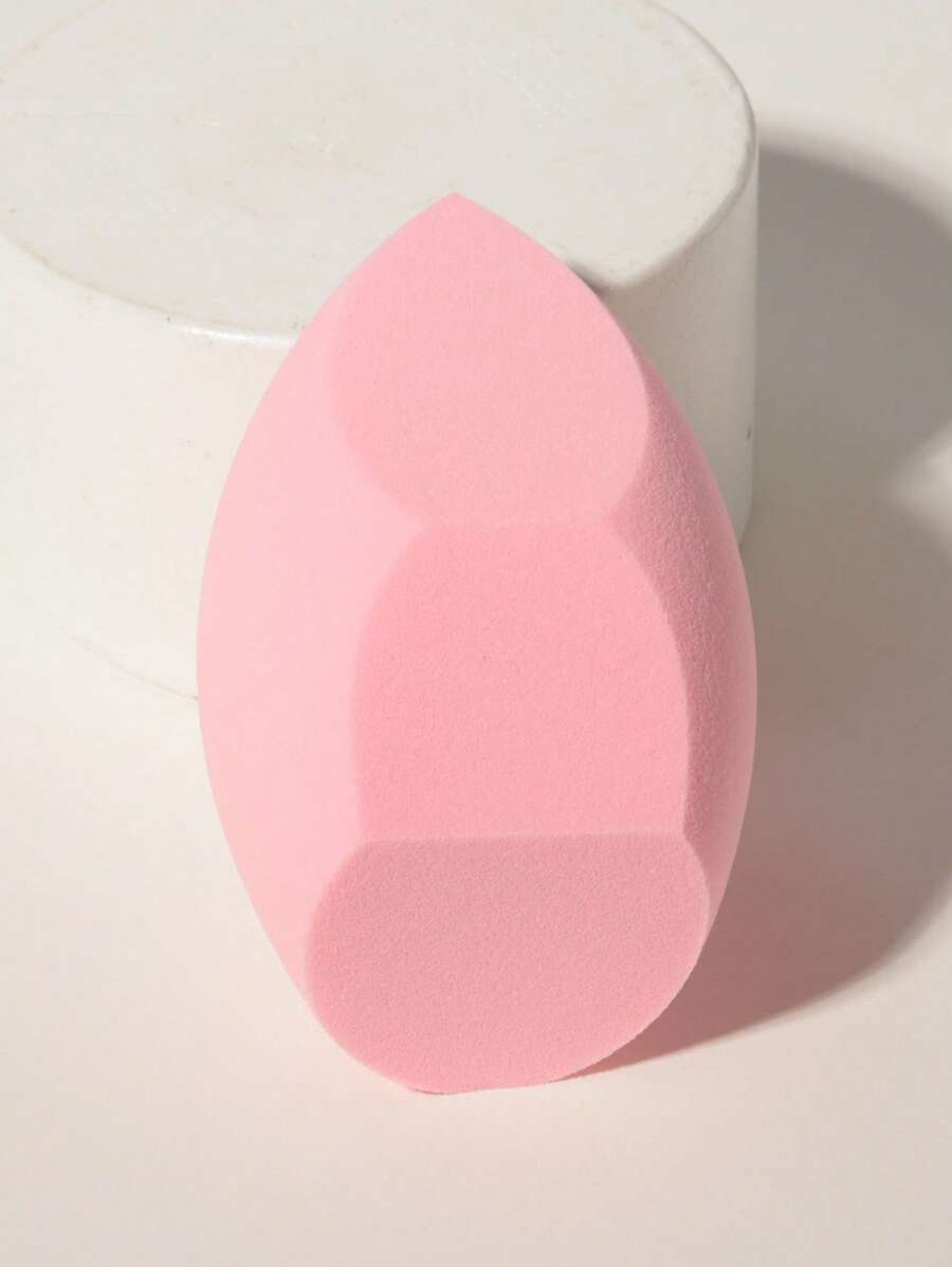 1pc Extra Large 2-In-1 Makeup Sponge, Olive Oil Shaped Dual-Edged Makeup Puff, Reusable & Washable Makeup Applicator Suitable For Powder, Liquid, Setting Makeup, Soft Texture, Ideal For Men And Women, Portable Daily/Travel Essential
