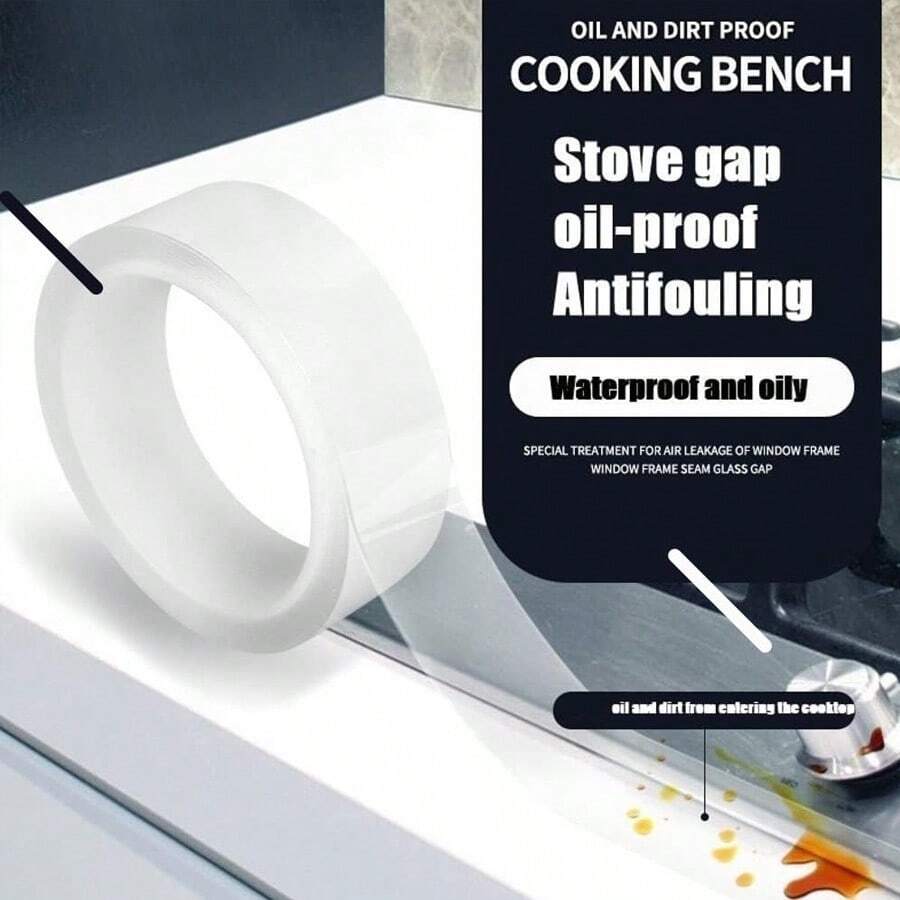 3M Mold-Proof, Waterproof Strong Adhesive Acrylic Caulk Tape - 4cm*300cm/1.57inch*118inch