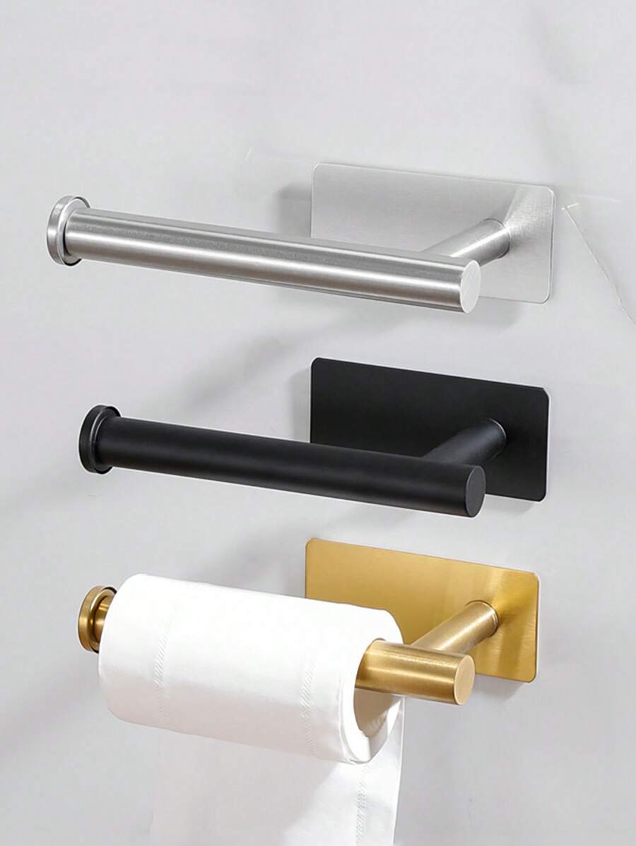 1 pièce Porte-papier toilette en or, support de rangement pour papier toilette, porte-serviette en acier inoxydable