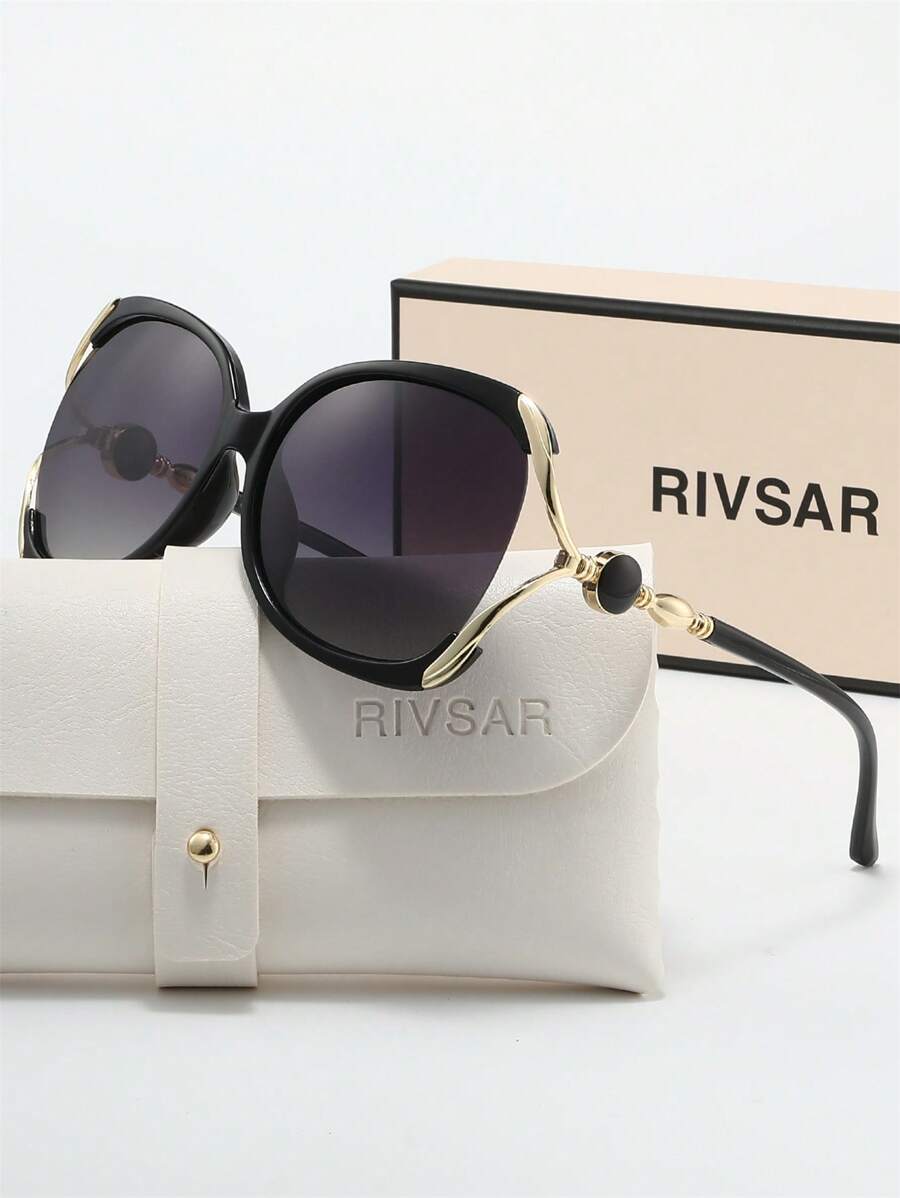 Óculos de Sol Polarizados de Moda Retrô RIVSAR para Mulheres, Acessório Elegante para Festa, Viagem, Reunião, Verão, Joia, Férias, Marca Premium, Presente de Festival, Dia dos Namorados, Natal, Halloween, Presente Ideal para Passeios, Praia, Férias à Beira-Mar e Presentes para Família e Amigos