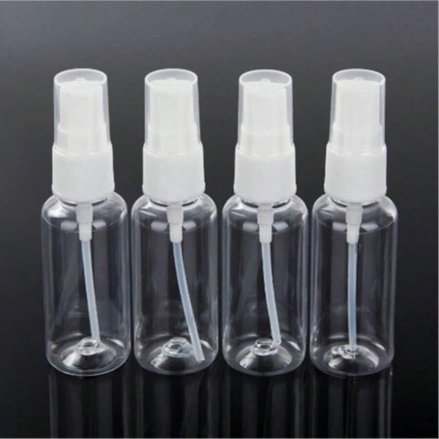 10/6/4pcs Mini Travel Size Spray Bottles With Lotion Dispenser Design, Portable & Leakproof, Suitable For Toner, Facial Mist And More, Ideal Companion For Skincare On The Go