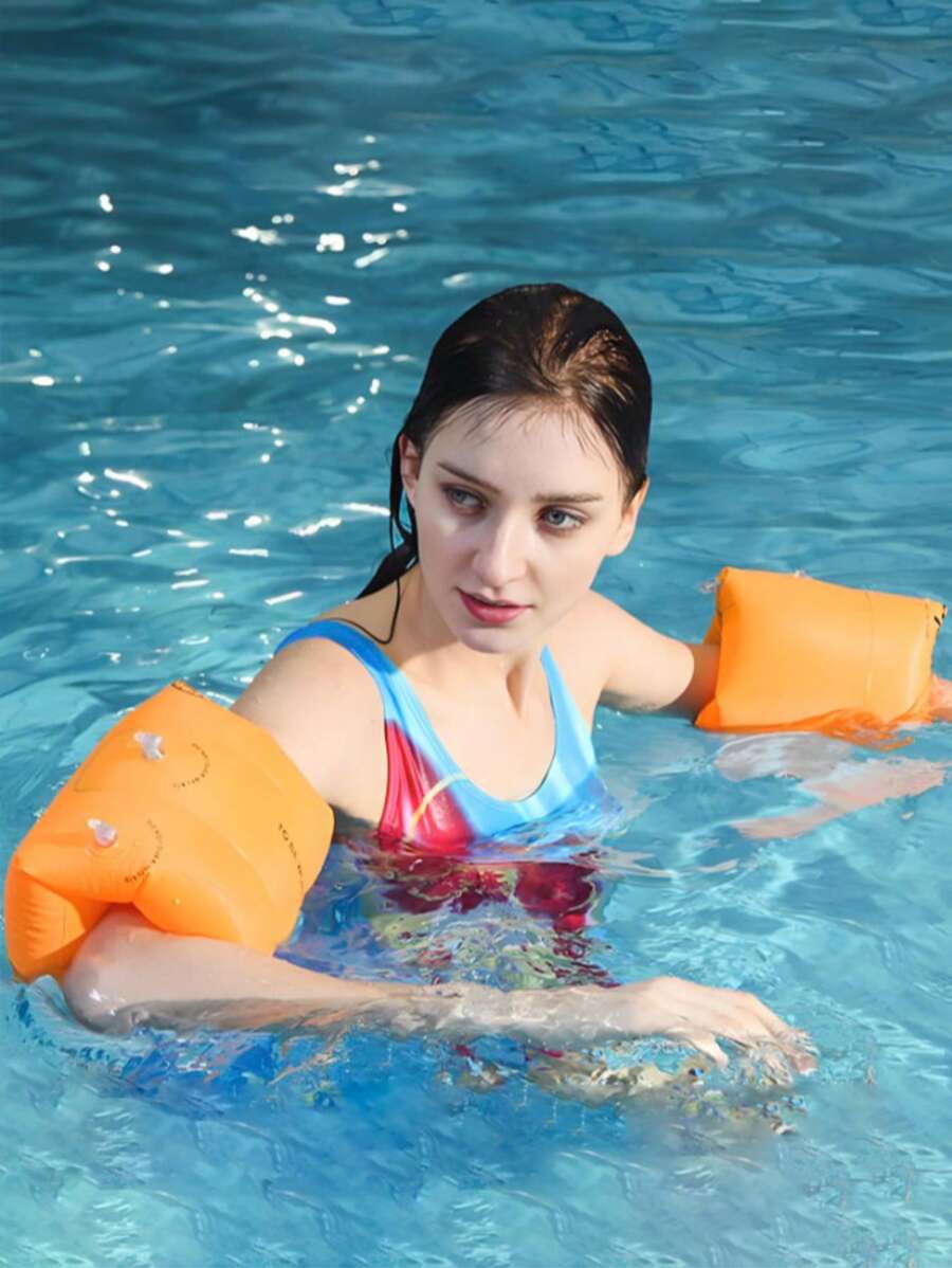 Nuevo acompañante de verano 2015 para la piscina, utilería fotográfica, flotadores inflables para adultos, mangas de ocio acuático