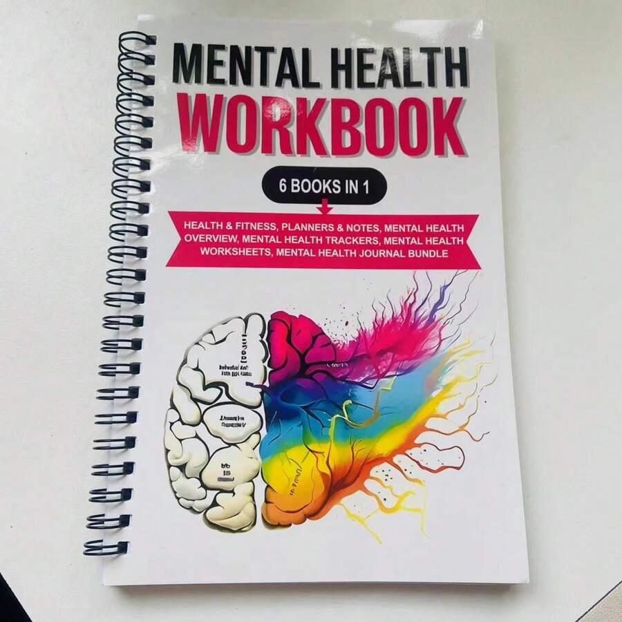 Cuaderno de trabajo de salud mental: 6 libros en 1: La teoría del apego, ansiedad por abandono, depresión en las relaciones, adicción, TEPT complejo, trauma, terapia de TCC, EMDR y psicoterapia somática