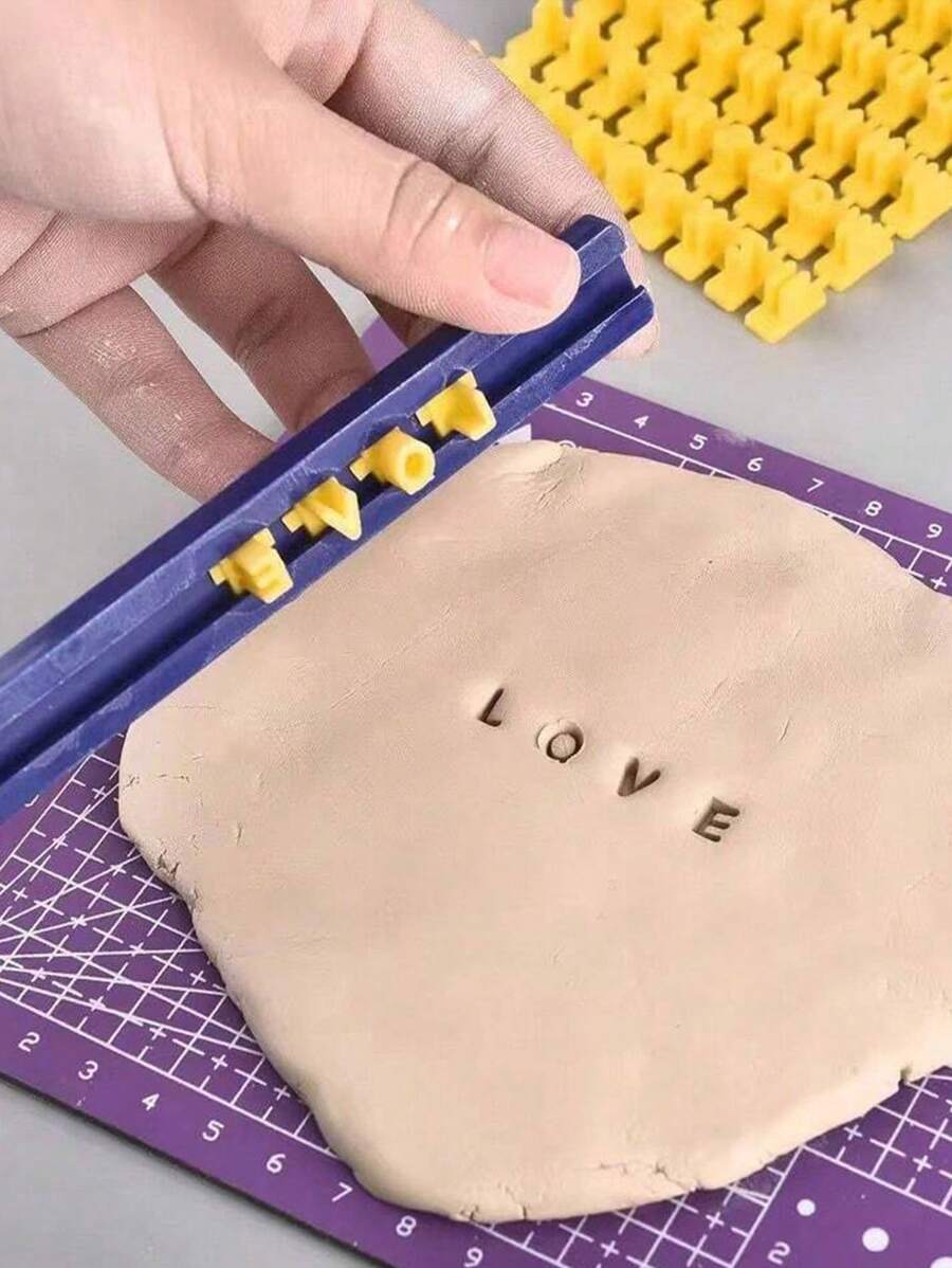 New Alphabet Number Letter Biscuits Mold Pottery Press Stamp Baking Mould DIY Printing Embossing Mold Cookie Cutter Cake Tools