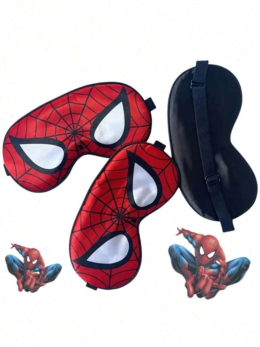 Disney Disney Anime Superhero Spider Man Sleeping Mask Man Sleeping Blindfold Soft Eye Masks Eye Cover Male Mask Eyepatch Nap Health Eye Cover