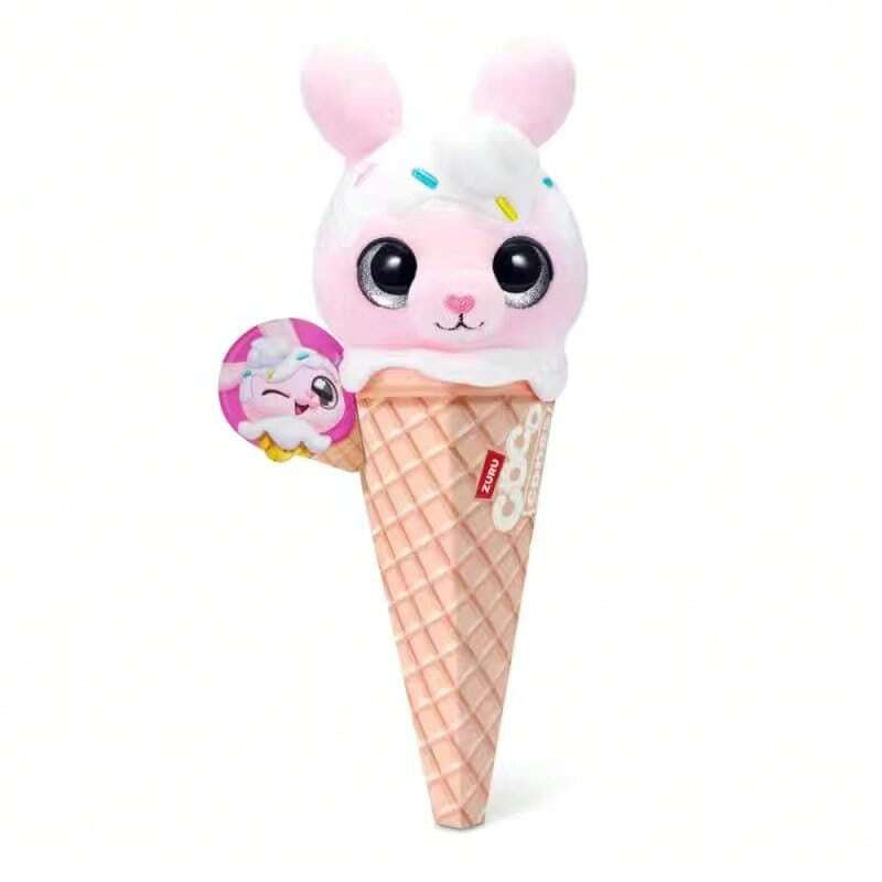 ZURU Colección ZURU Coco Cones Peluche de 10 pulgadas en forma de cono (Malvavisco), juguete de peluche coleccionable como regalo
