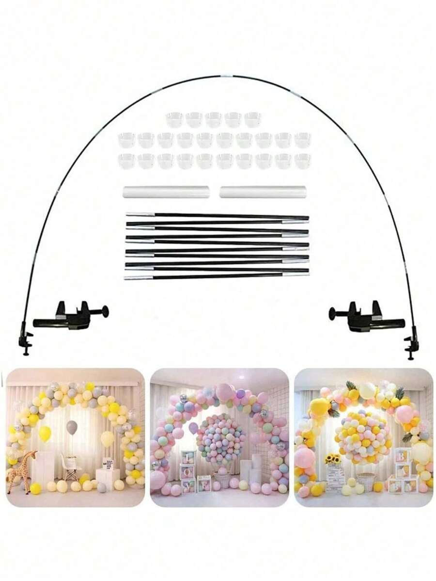 1/2 Sets Ballon Bogen Set, bruchsicher und einfach zusammenzubauen, geeignet für Begrüßungsfeiern, Geburtstage, Hochzeiten und Feiertags-Dekorationen