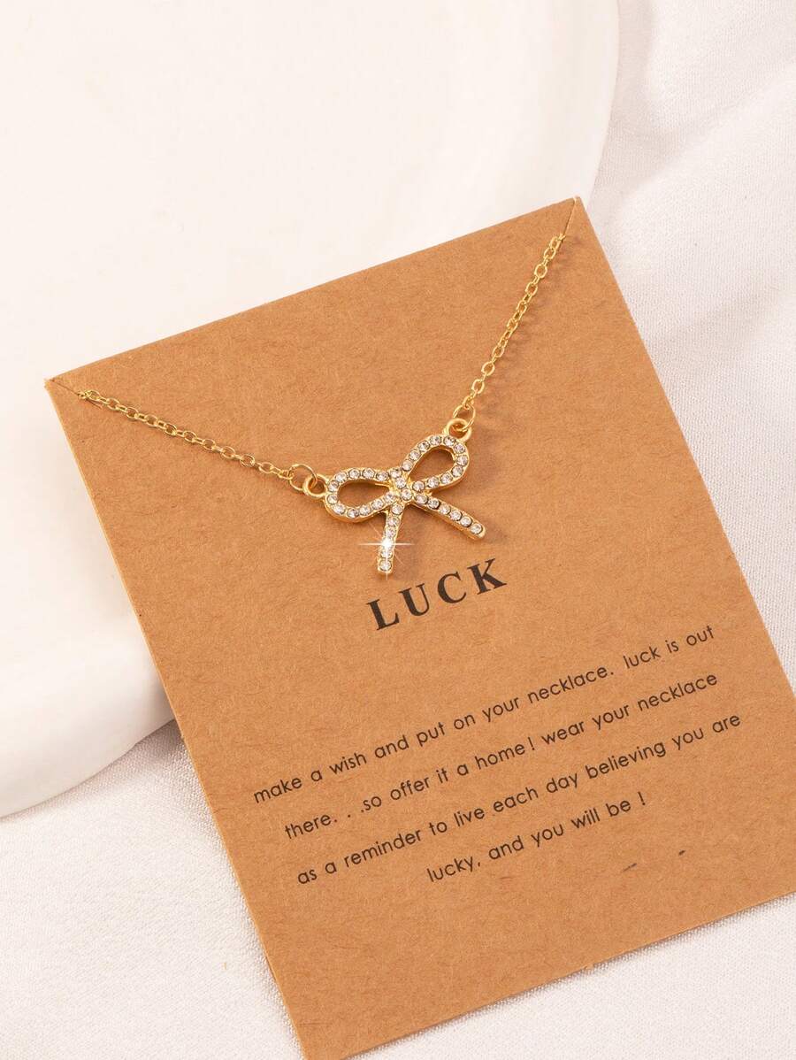 Collier pendentif nœud, minimaliste et pratique multifonction