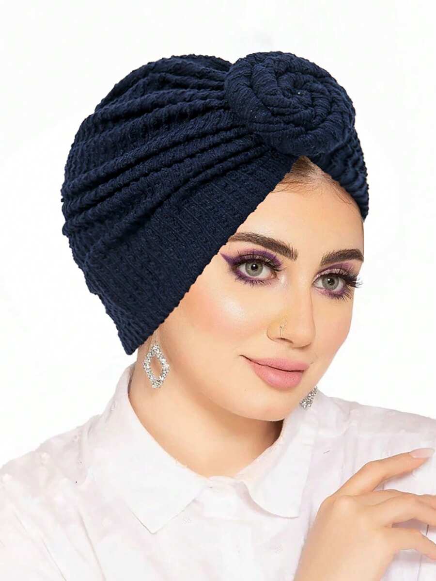 1 buc. Turban elastic pentru femei - Design răsucit, pălărie ușoară și caldă de iarnă pentru petreceri dansante și ieșiri casual, opțiuni multicolore (doar spălare manuală), accesoriu elegant pentru cap, eșarfă versatilă, croială perfectă