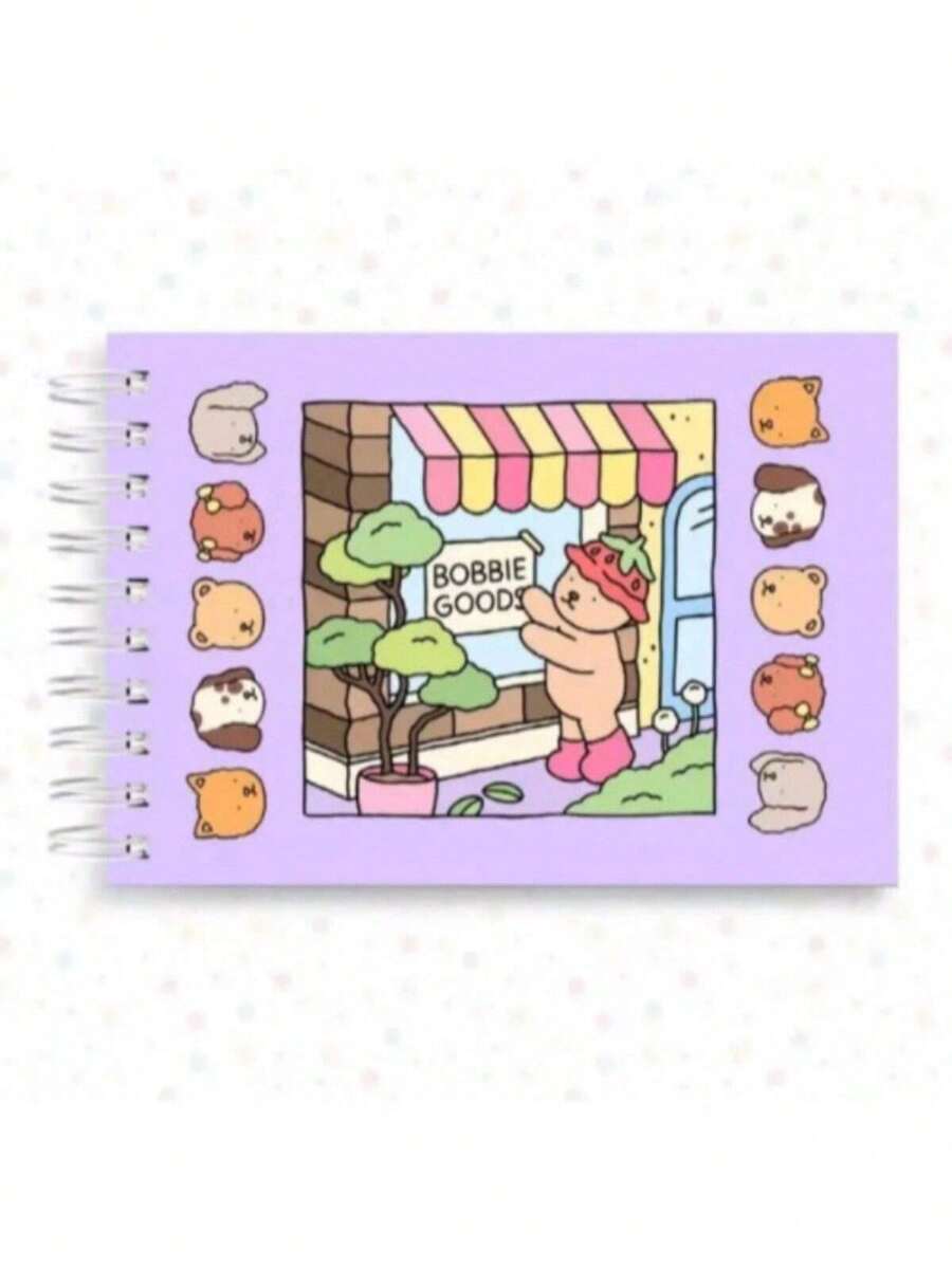 Livro De Colorir Bobbie Acabamento de Luxo Goods Capa Dura 50 Páginas A5-48