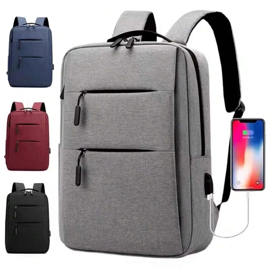 Multi Layer Zippered Laptop Bag, 13 Inches, 14 Inches, 15 Inches, Computer Backpack, Business Backpack