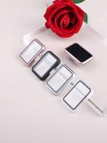 Schwarz + Silber + Rosa + Transparent
