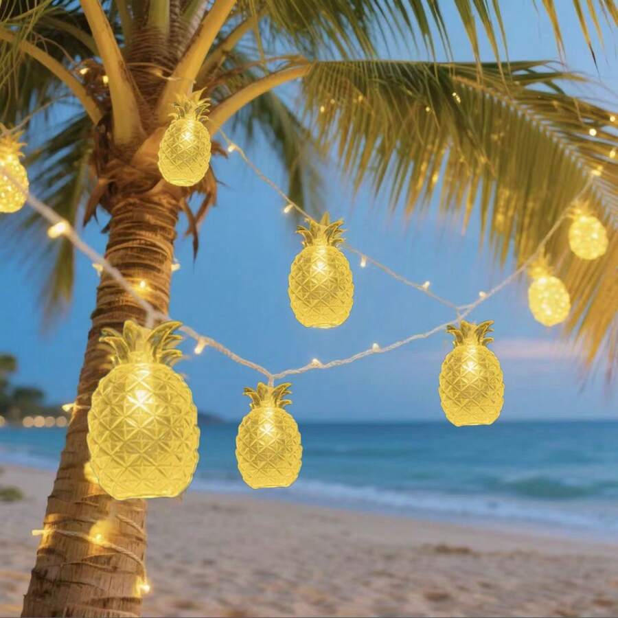 LED,Pineapple Lantern, Creative, Ball Lantern, Colorful Lantern, Outdoor, Scene, Indoor, Atmosphere, Light String
