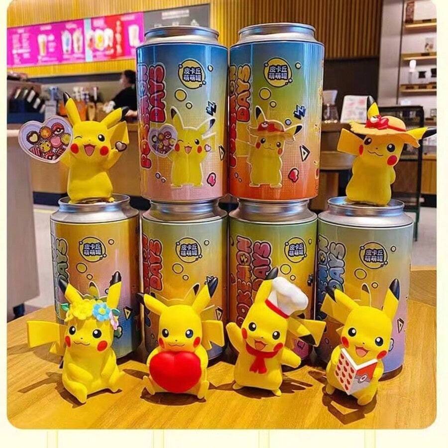 pokemon Pokemon, The Cute Pikachu Figurine, Blind Box Toy, Car, And Small Desktop Ornaments(No Box), School Supplies,Back To School