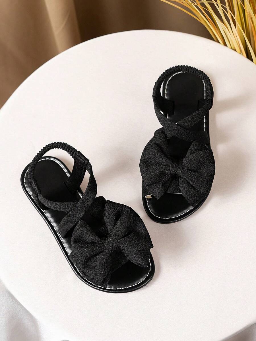 Un par de sandalias de playa de verano a la moda para niños, nuevas sandalias con moño para niños 2025, sandalias de estilo bohemio, sandalias tejidas a mano, sandalias casuales para vacaciones y fiestas