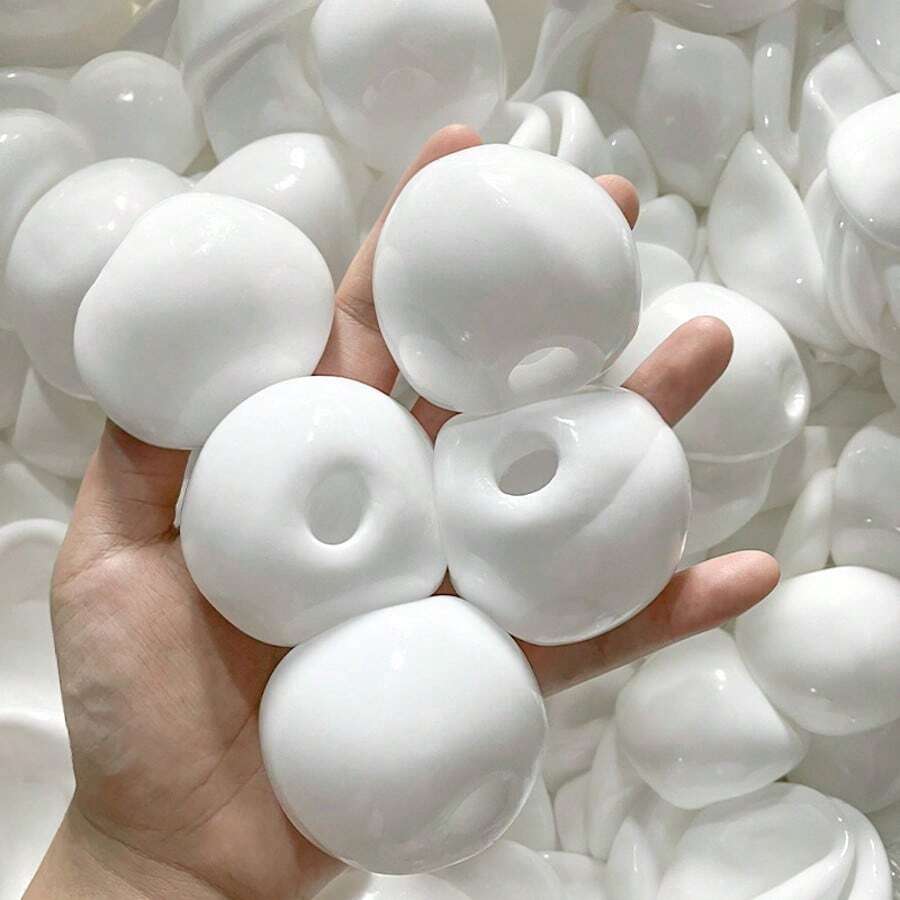 Nova bola de água de borracha TPR oca para alívio do estresse, bolas de borracha oca inquebráveis, chocalhos, acessórios para enchimento de brinquedos DIY