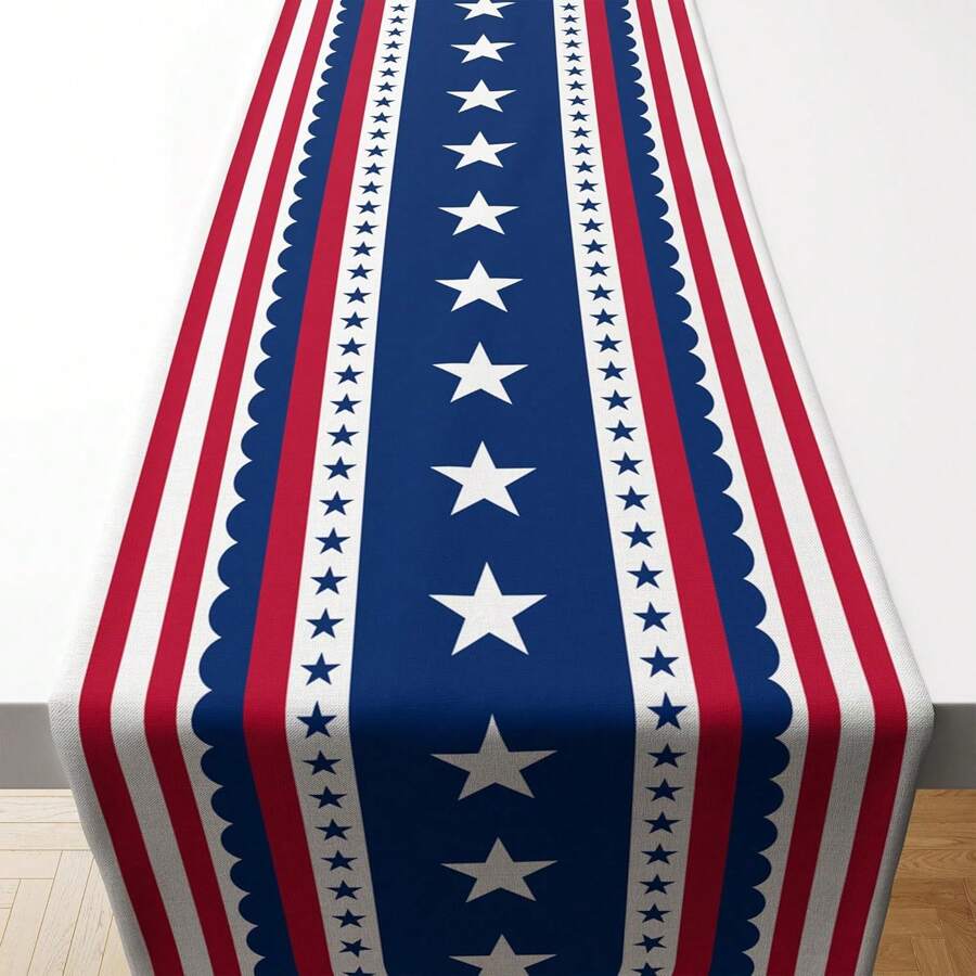 July 4th Decor - Patriotic Flag With Starry Sky | Fall Decor - Items For Independence Day Celebrations - Accessories For July 4th Interior And Exterior Decorations
