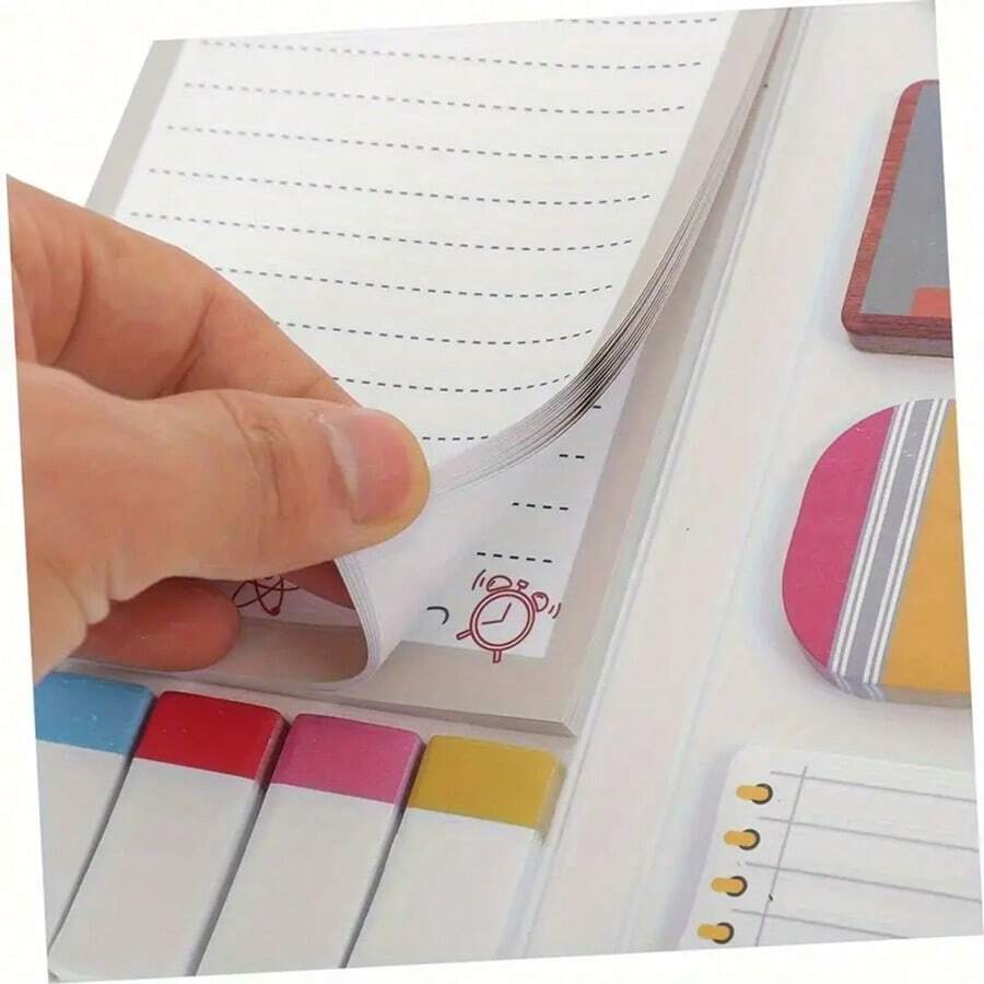 Teaching Is A Spiritual Craft "Sticky Note Paper Set - Colored Self-Adhesive Educational Design, Suitable For Teachers To Use - Including Notebooks, Planners, Pencil Cases, Etc. Ideal School Or Office Supplies, Teacher Gifts, Back To School Season, School Prizes, Birthday Gifts, Party Gifts, Holiday Gifts, Back To School Supplies, Back To School Season Gifts