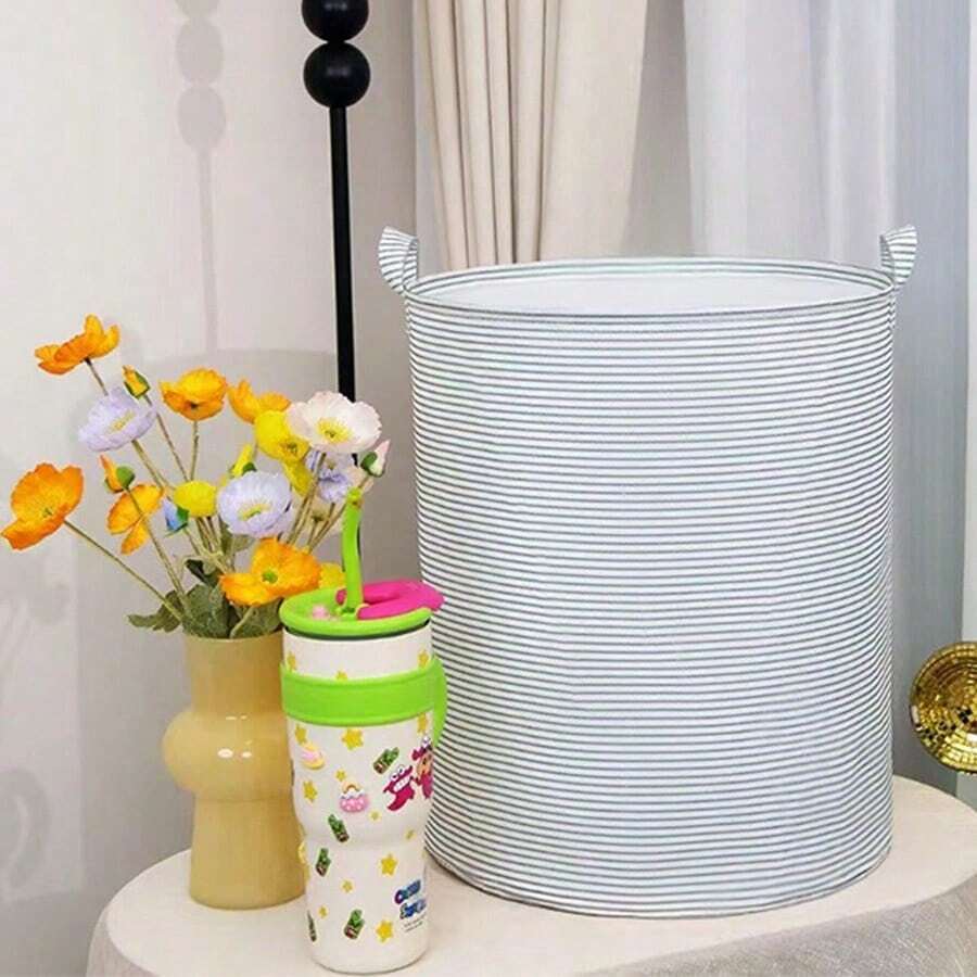 1 Cesta plegable impermeable de gran capacidad para ropa, juguetes y tiendas, portátil y de gran capacidad