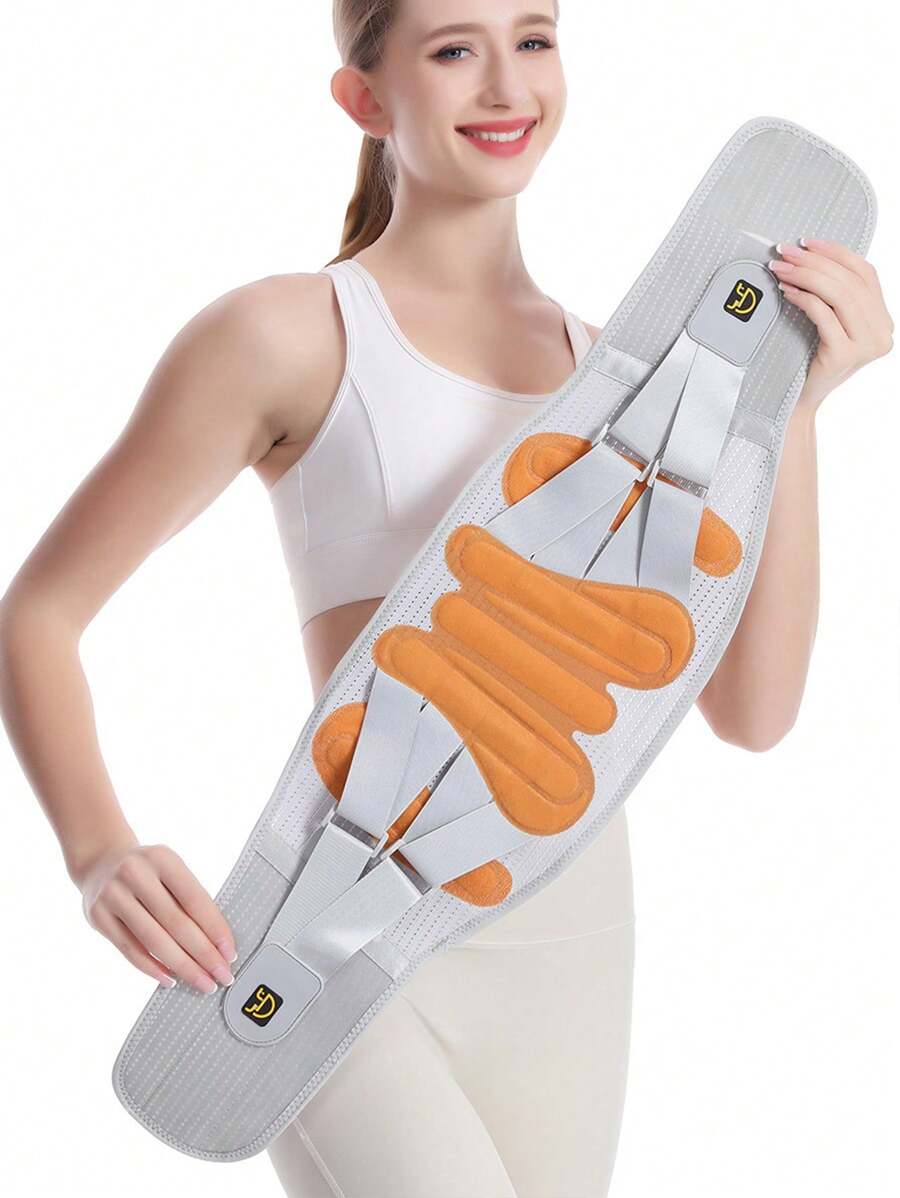 Invisible Waist Support Belt, Ultra-Light & Breathable With Cooling Fabric And Flexible Fly-Knit Design Gym Accessories
