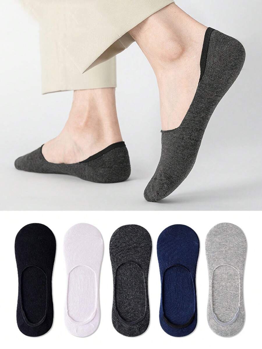 Men's Silicone Non-Slip Boat Socks, Summer