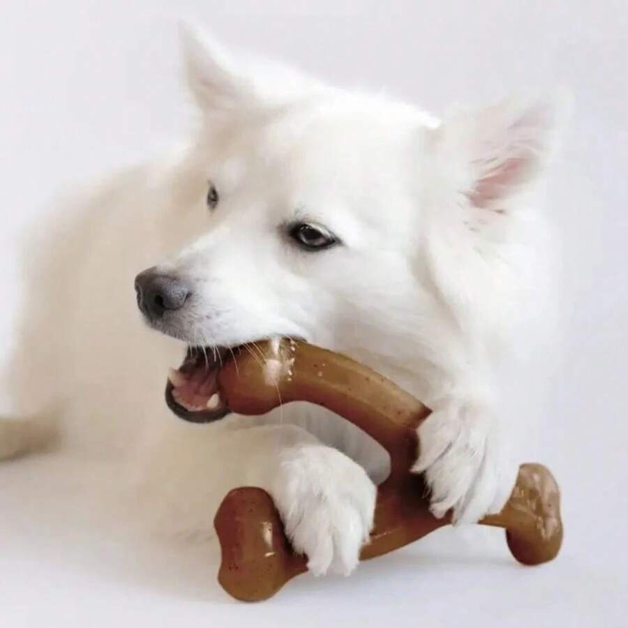 1 pieza Juguete masticable de alta calidad y duradero para perros, palito dental para perros, juguetes naturales resistentes a mordeduras para cachorros