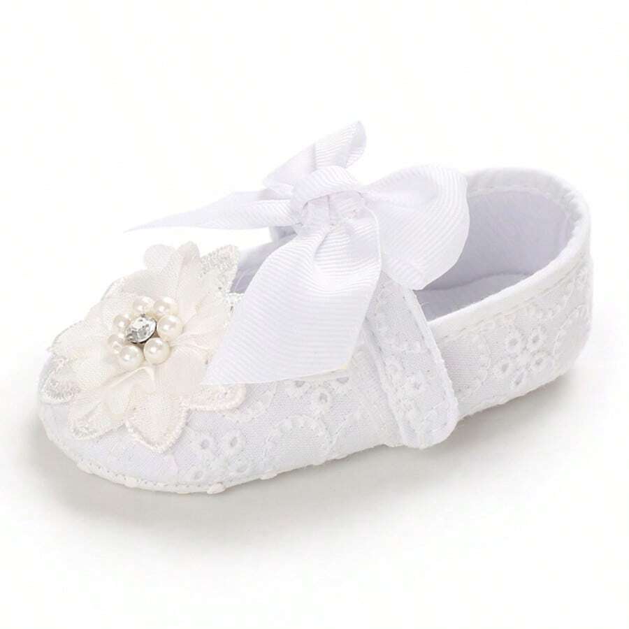 Scarpe da passeggio per neonati, con suola morbida e traspirante, scarpe da principessa versatili e carine per bambini da 0 a 1 anno, adatte per primavera e autunno