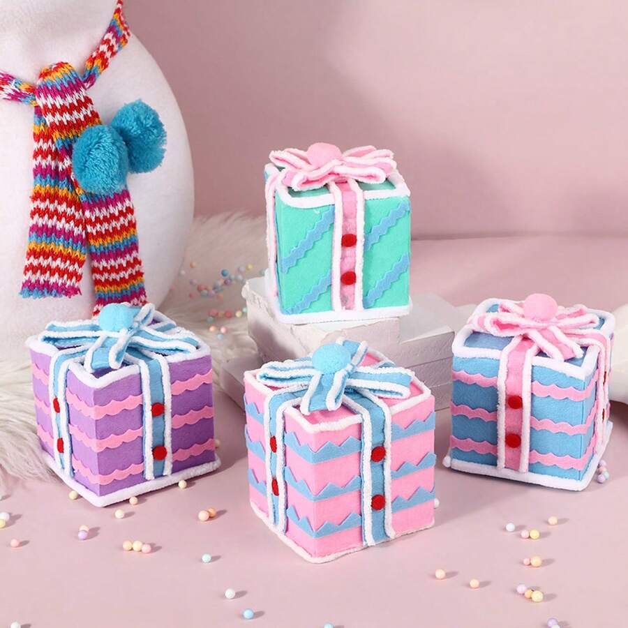 Macaron-Colored Gift Boxes For Festival Parties, Party Decoration Gift Boxes