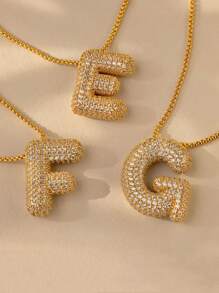 Square Pearl Chain + Letters