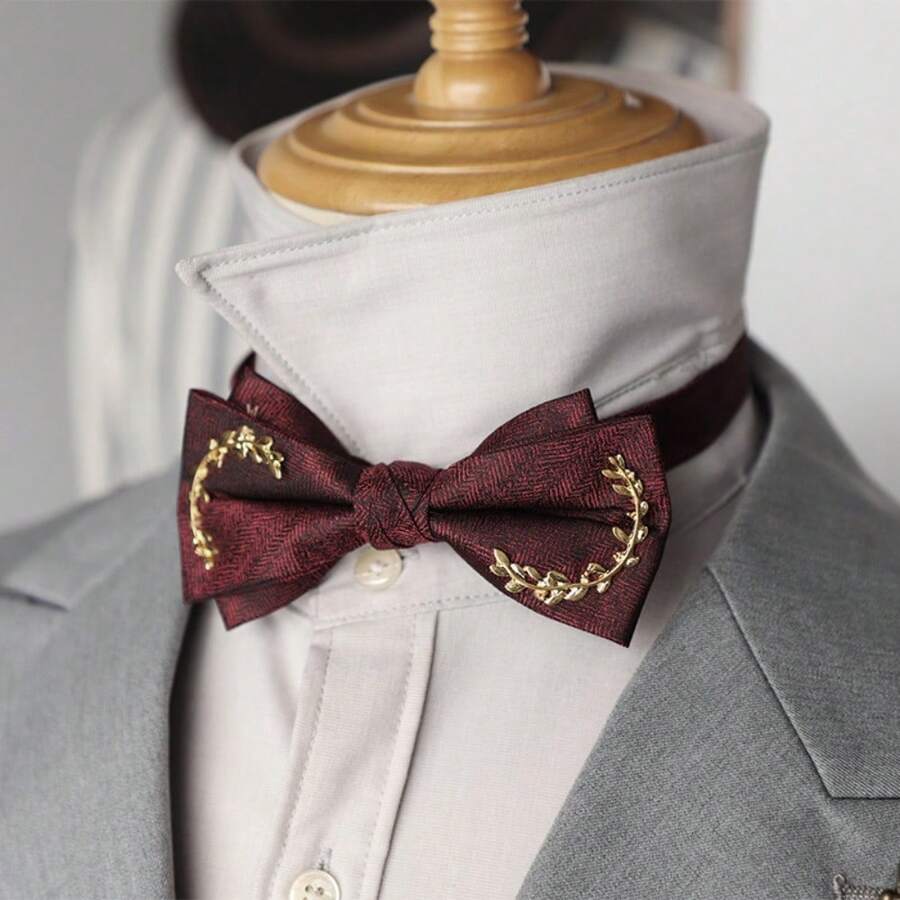 Gentleman's Bow Tie Wheat-Ear Perfect For Formal Occasions And Business Wear For Men Costume Accessories For Weddings