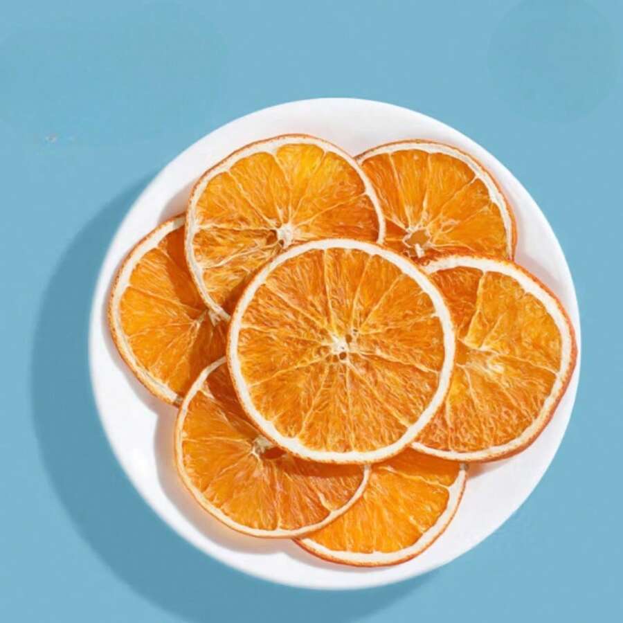 5 Stücke/Set Heim-Duftaccessoires, getrocknete Orange Scheiben Basteldeko für DIY Kerzen, Seifen, Potpourri, geeignet für Wohnzimmer, Schlafzimmer, Büro, Café, Feiern & Party Deko
