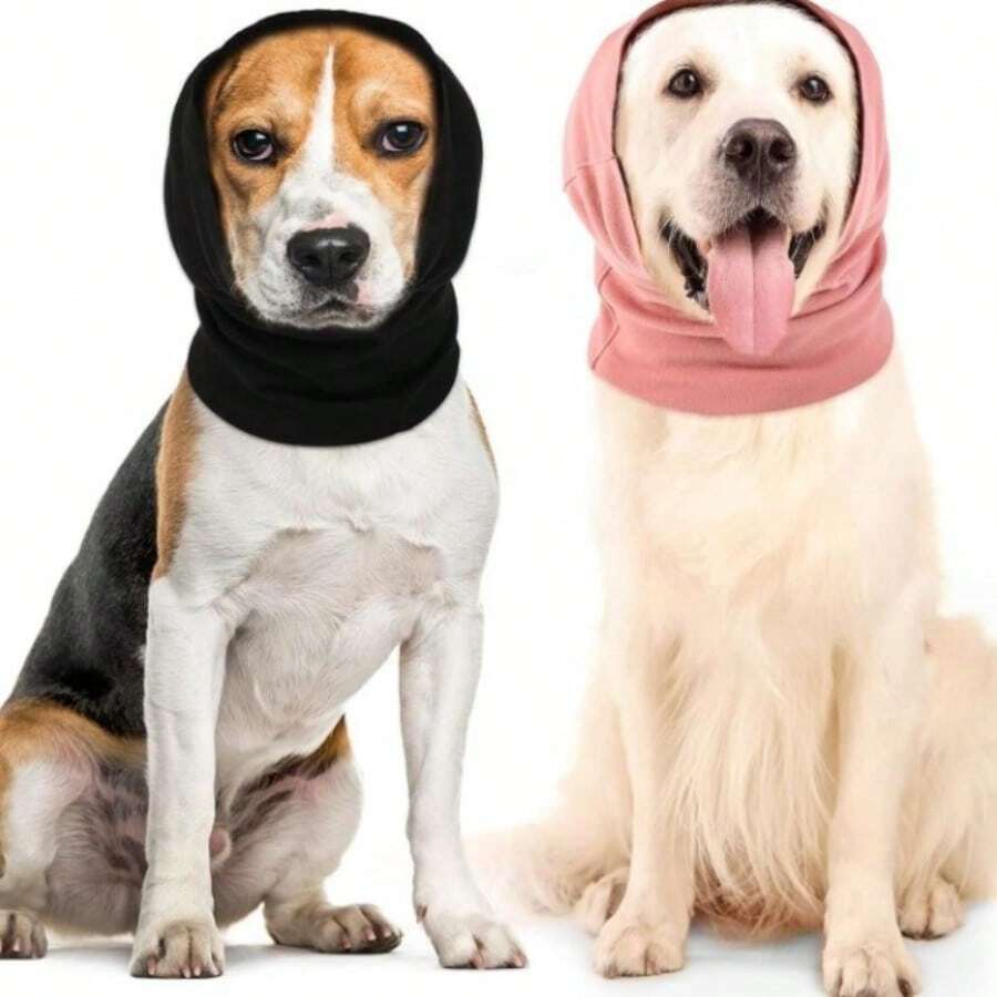 Suministros para mascotas, auriculares para el aseo de perros, diadema amortiguadora de sonido, elástica, suave y cálida para aliviar el estrés de las orejas de las mascotas