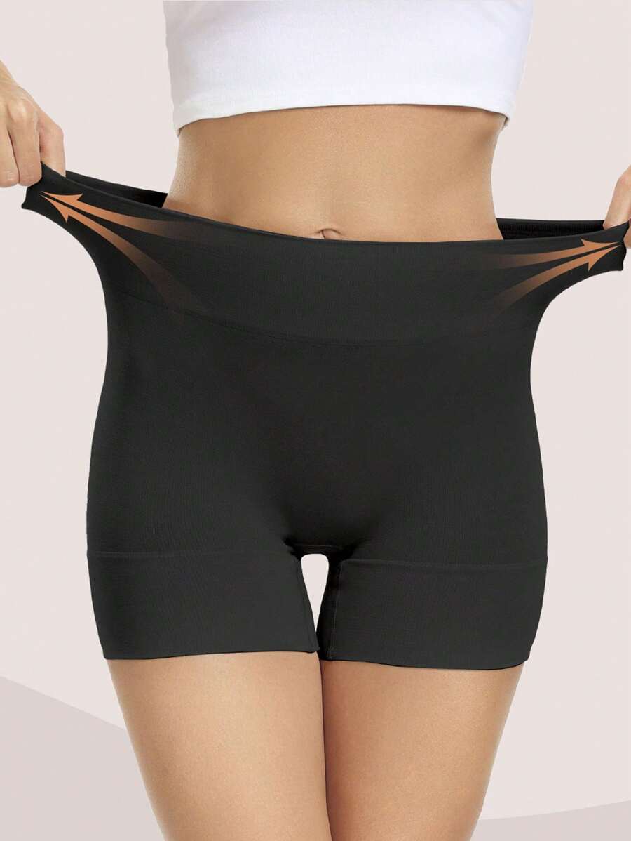 Women's Slip Shorts For Under Dress Seamless Smooth Shapewear Shorts Anti Chafing Boyshort Panty