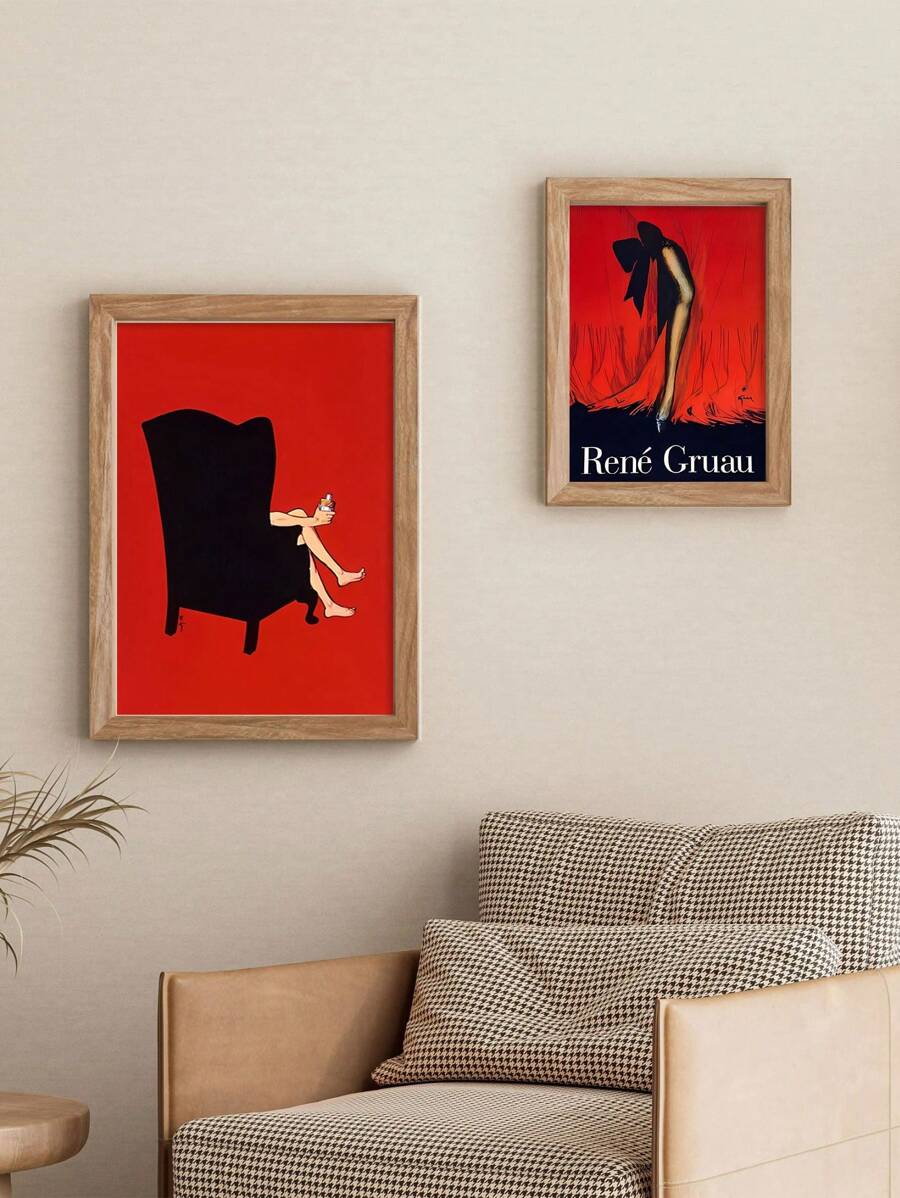 1pc Unframed, Rene Gruau Prints Art Deco Posters FOUR Art Deco Digital Downloads 1920s Posters Vintage Posters Wall Art Gifts For Her Gifts