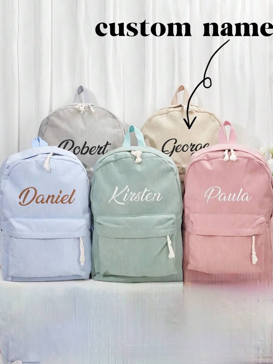 Personalized Children's Backpack, Embroidered Name Backpack, Customized Toddler Backpack, Back To School, Kids Backpack, Children Gift