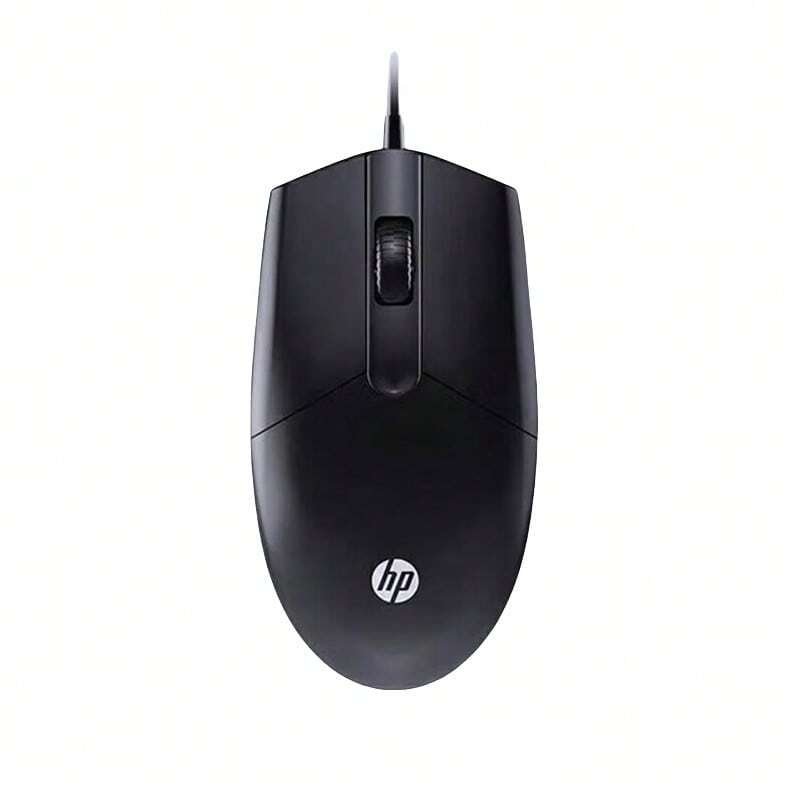 HP Kabelgebundene Maus M260 Angenehme Haptik Feine Textur Optischer Chip mit 1200 DPI Empfindliche Reaktion Reibungsloser Betrieb Plug-and-Play Hohe Kompatibilität Ergonomisches Design Standardschwarz