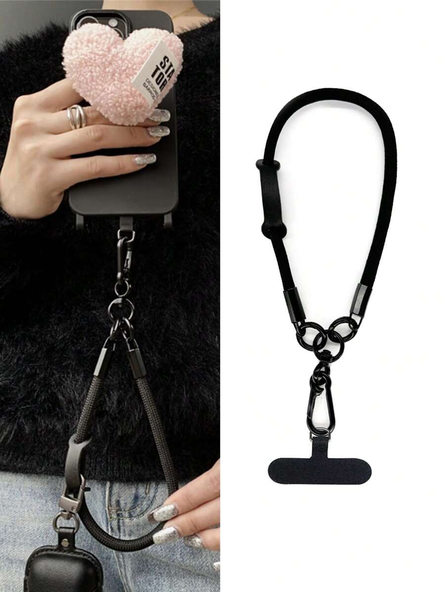 Colorful Braided Lanyard Wrist Strap, Multi-Function Slip-On Phone Hanging Rope