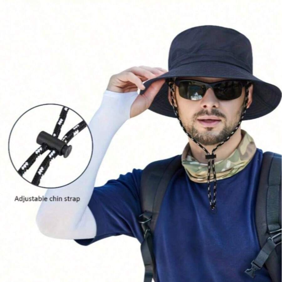 1 pièce Chapeau de pêche d'été respirant et séchage rapide pour homme