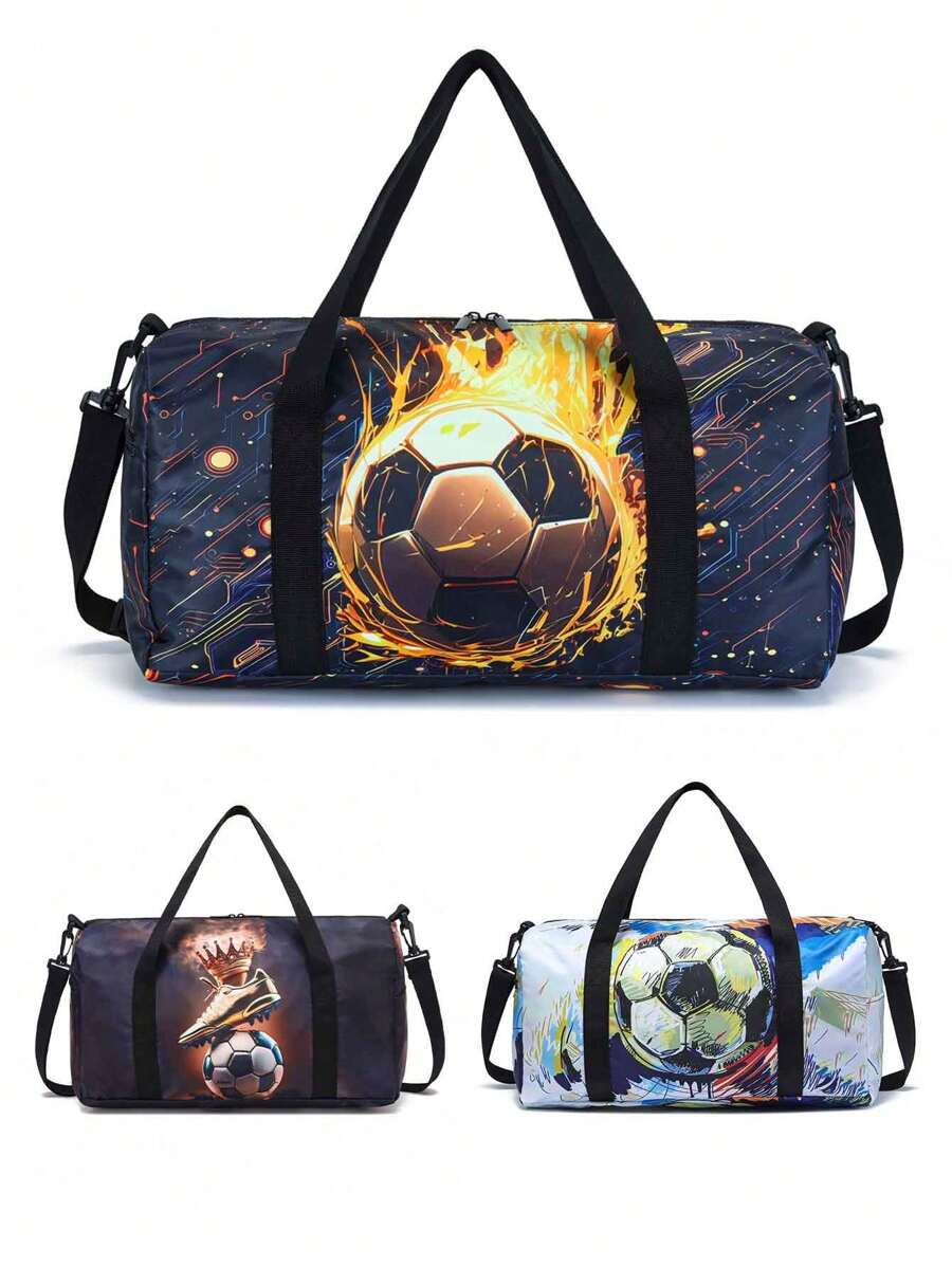 Bolsa de viaje para niños, bolsa de lona con diseño de dinosaurio para niños y niñas, bolso de fin de semana, bolsa de pijamada, bolsa de gimnasia o baile, regalo