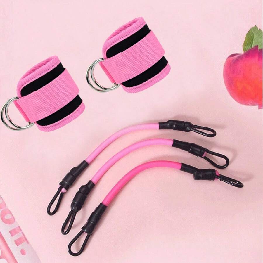 1 pièce Sangle de cheville pour exercices des jambes et des fesses, menottes de cheville de résistance pour rack de squat et ponts fessiers, salle de gym