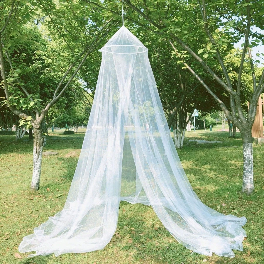 1 Peça Mosquiteiro Dossel de Cama para Cama de Casal, Cortinas de Dossel de Cama de Casal do Teto, Tenda de Mosquiteiro Dome para Cama de Solteiro, Camas de Adultos, Cortinas de Dossel de Cama de Casal, Elegante Tenda de Mosquiteiro Dome para Camas de Adultos