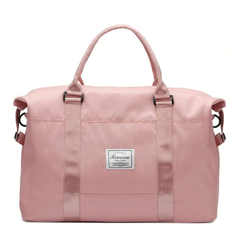 Sport Travel Duffle Large Gym Tote For Women, Weekender Carry On For Airplane, Ladies Beach Overnight Luggage With Bag