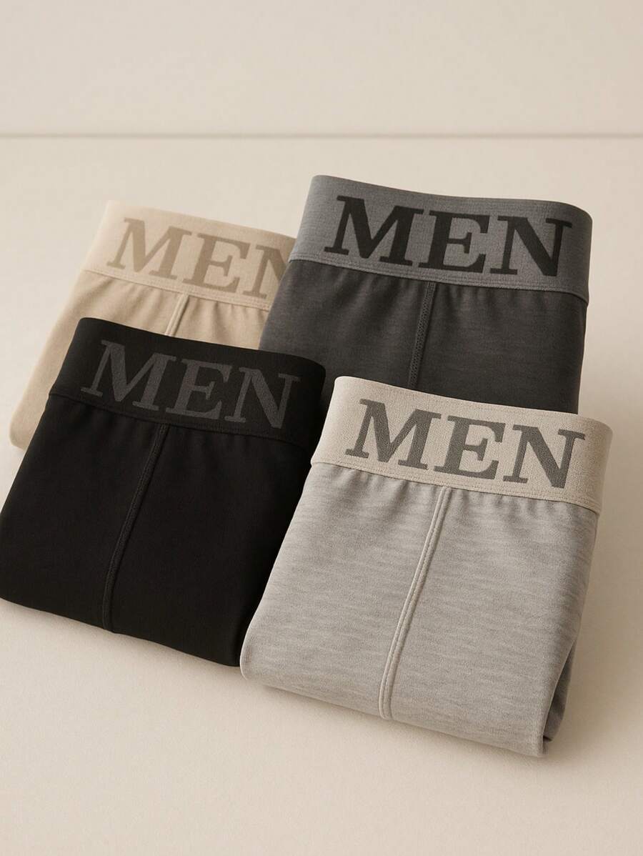 Kit Cueca Men Boxer Sem Costura Conforto Premium Maciez Contínua Praticidade Alta Absorção Flexibilidade Respirável Dia dos Pais