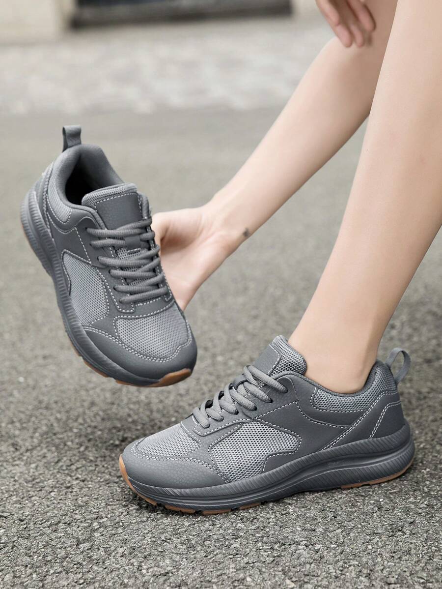 TACHUAN 1 Paar Damen Sportschuhe mit weiter Passform, breite Zehenbox, hoher Rist, rutschfeste Oxfordsohle, Laufschuhe
